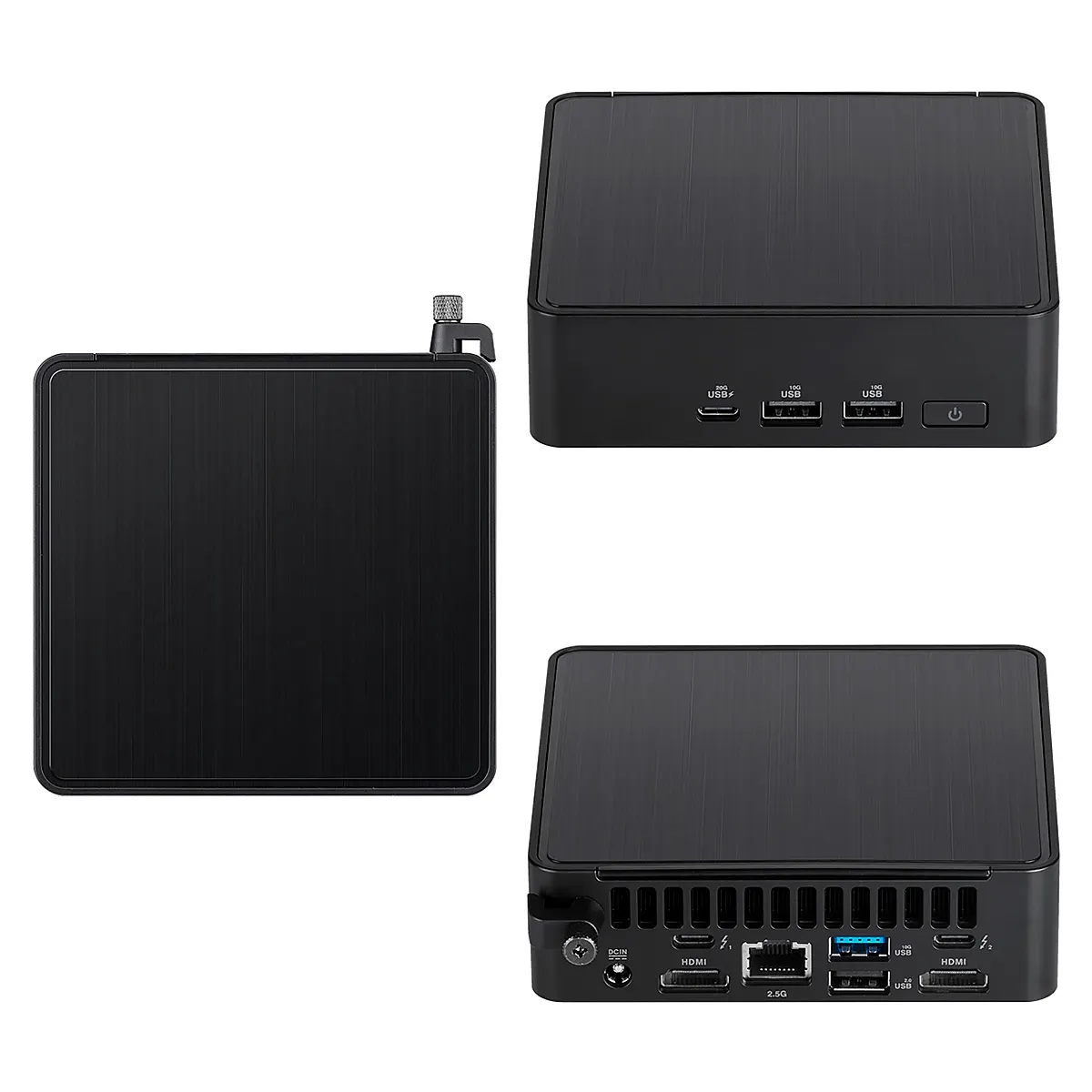 NUC 14 Pro ASUS 14va. INTEL Core Ultra 7 155H DDR5-96GB M.2 WIFI BT HDMI USB3.2 LAN-2.5G Negro, imagen 3