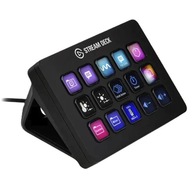 Stream Deck Elgato MK.2 Corsair Negro 15 Teclas LCD Personalizables
