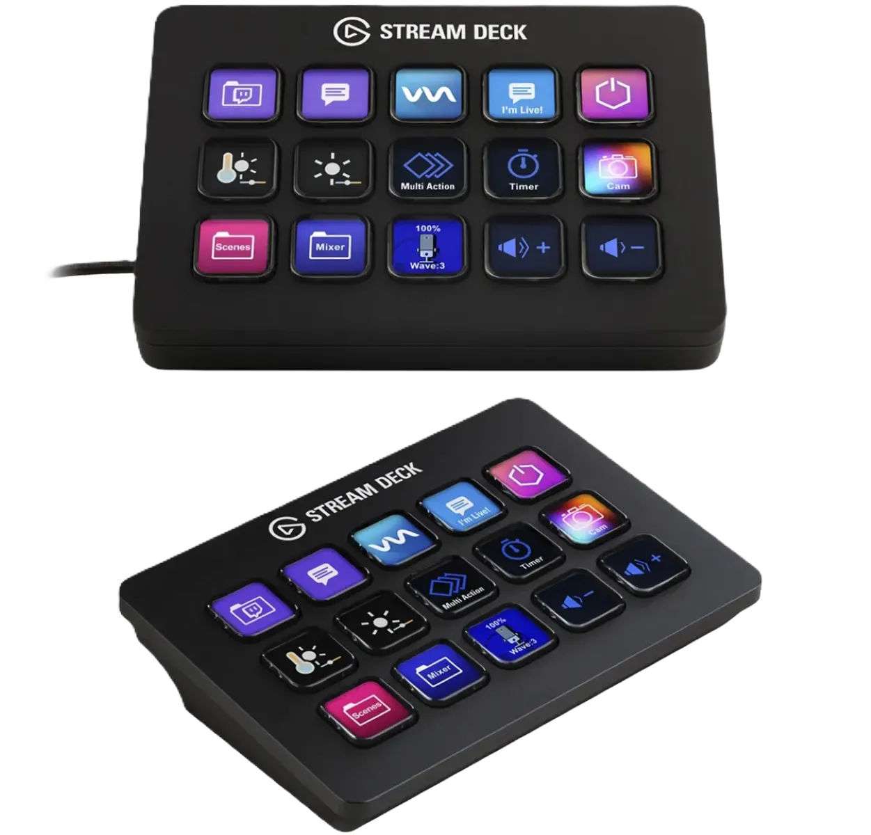 Stream Deck Elgato MK.2 Corsair Negro 15 Teclas LCD Personalizables, imagen 2