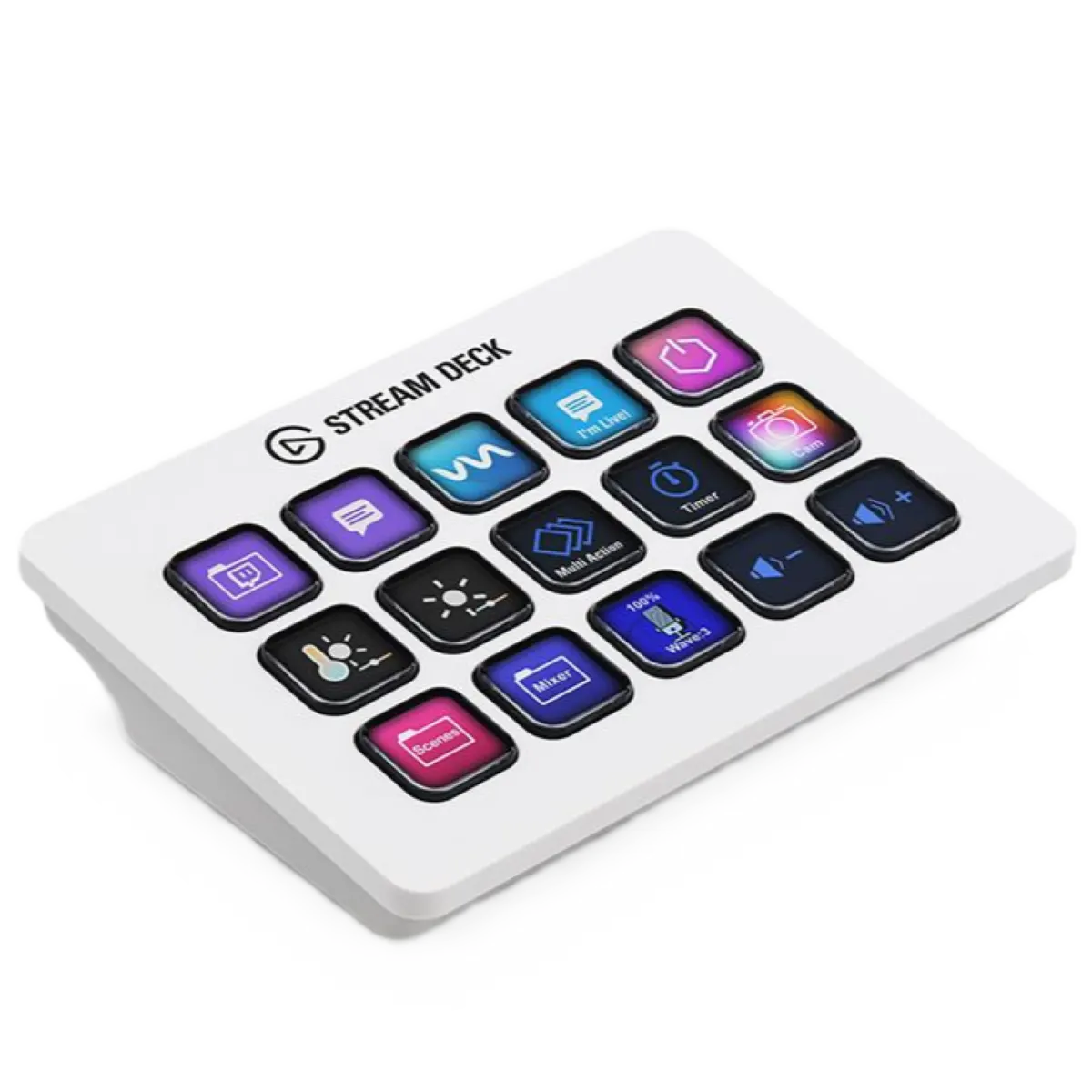 Stream Deck Elgato MK.2 Corsair Blanco 15 Teclas LCD Personalizables, imagen 3