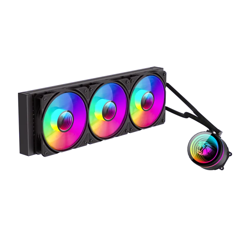 Liquida Gamemax IceBurg 360 Infinity BK, imagen 2