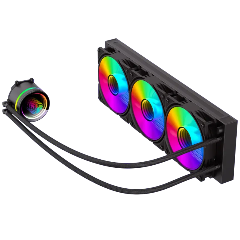 Liquida Gamemax IceBurg 360 Infinity BK, imagen 7