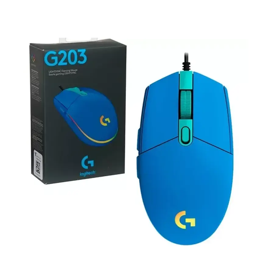 Mouse Logitech G203 Azul