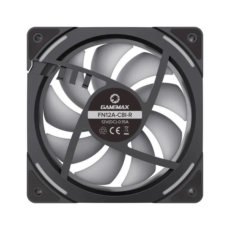 Ventilador PC GAMEMAX FN12A-C8I-RB, imagen 4