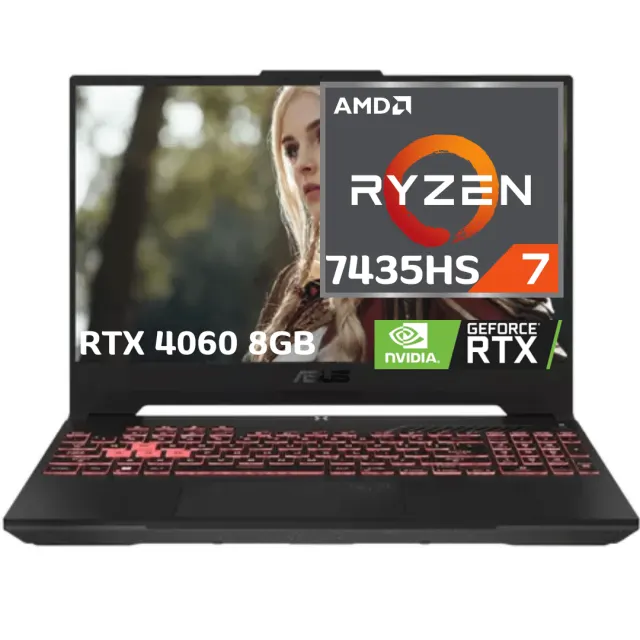 Laptop ASUS TUF FA507 R7-7435HS / 16GB RAM / 1T SSD / RTX4060 / 15.6 FHD