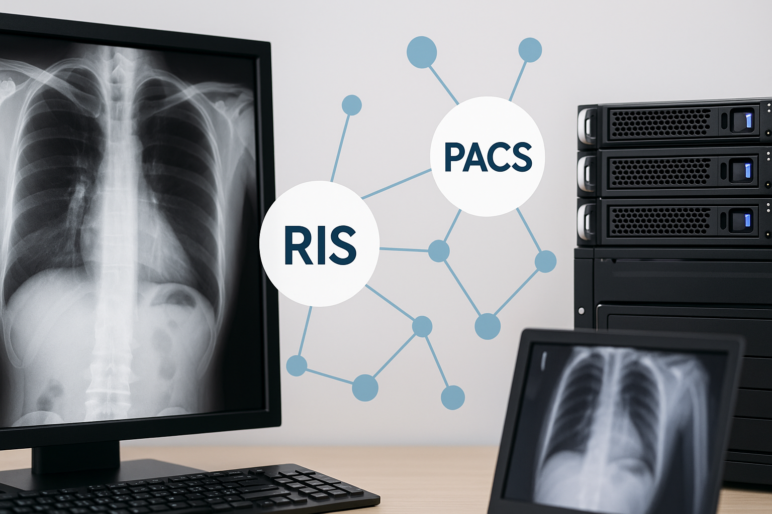 PACS y RIS: el sistema nervioso de la radiología moderna