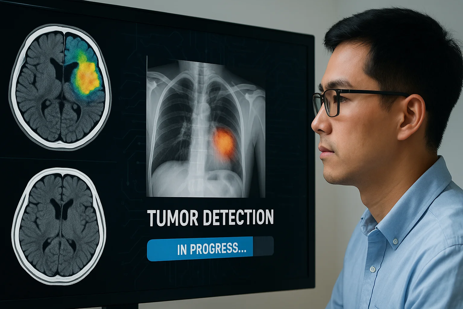 Detección automática de tumores: algoritmos que ven lo invisible