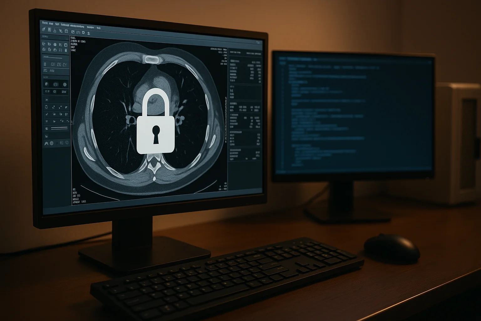 Seguridad de datos en radiología digital