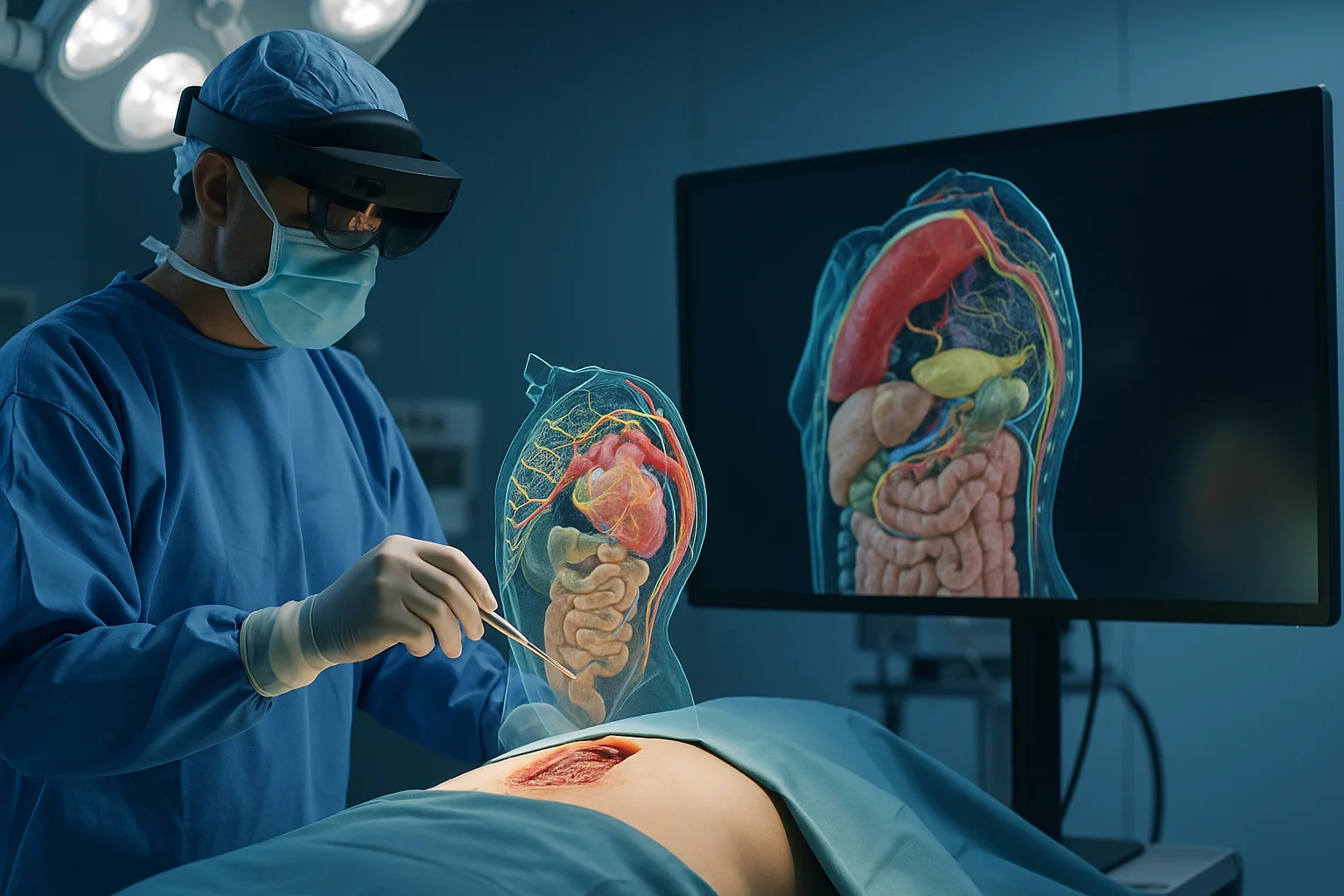 Realidad aumentada y 3D en procedimientos quirúrgicos