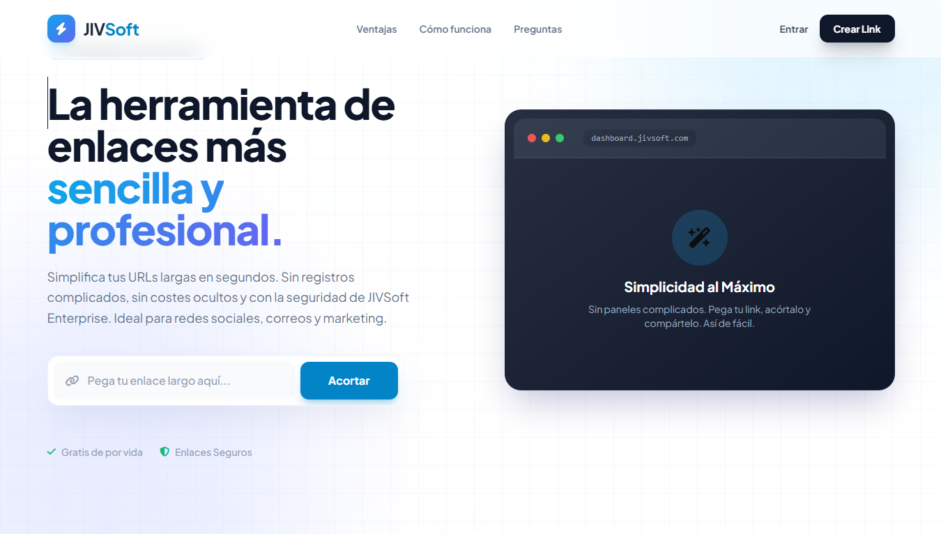 Herramientas Links Acortador de enlaces