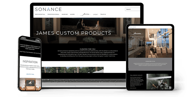 James Custom Products - James on Sonance.com