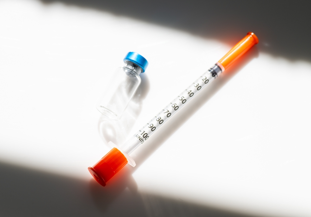 GLP-1 medication vial and syringe