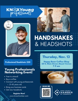 Medium handshakes and headshots flyer