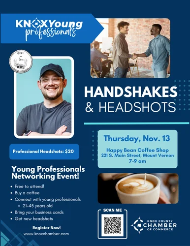 Webp handshakes and headshots flyer