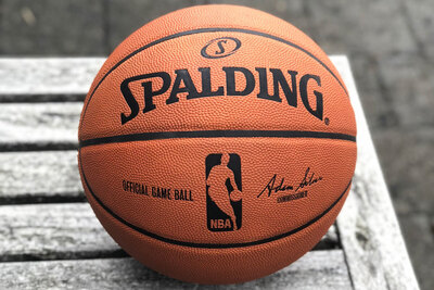 Medium spalding basketball