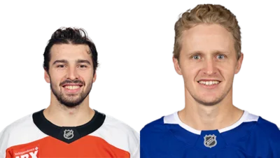 Noah Cates and Jake Guentzel