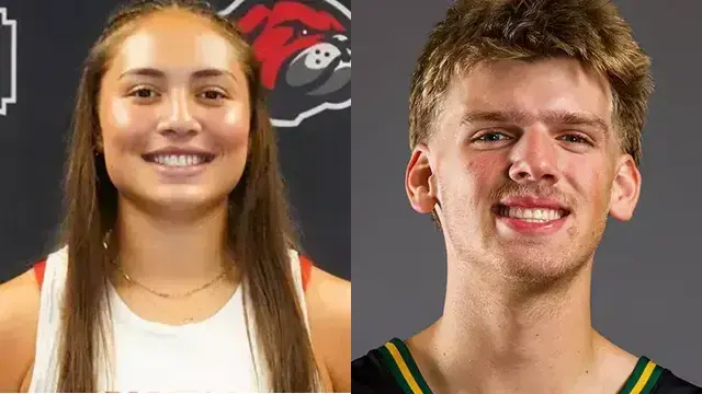 Which high school alumni from South Central Alaska area will play in games during the week starting Monday, Feb. 9?