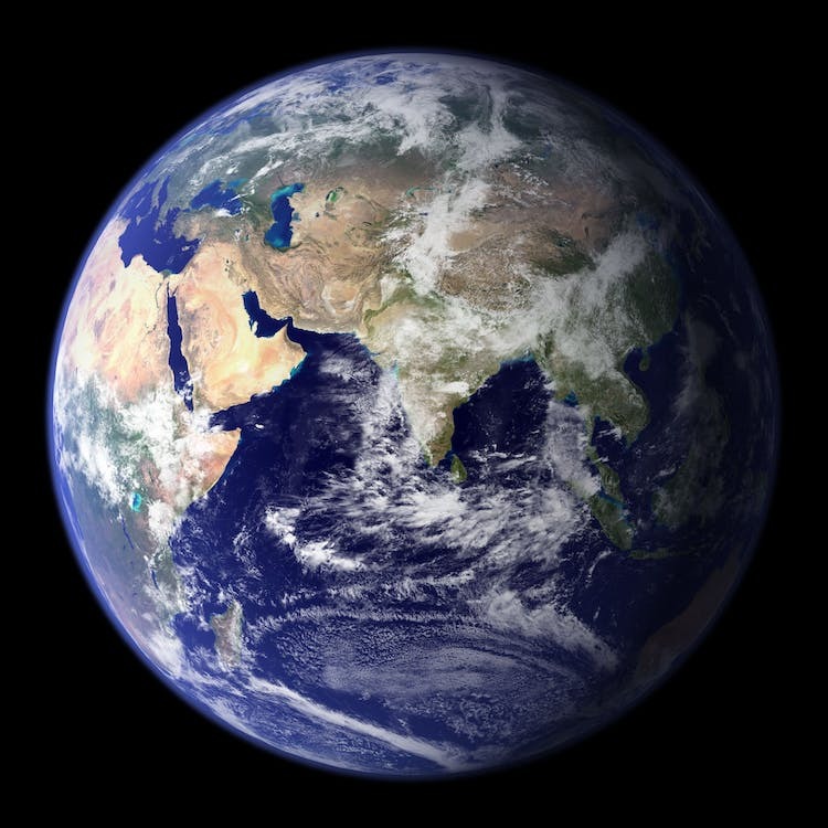 Earth blue planet globe planet 41953