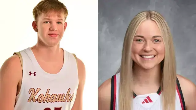 Which high school alumni from Ames Metro area will play in games during the week starting Monday, Dec. 8?