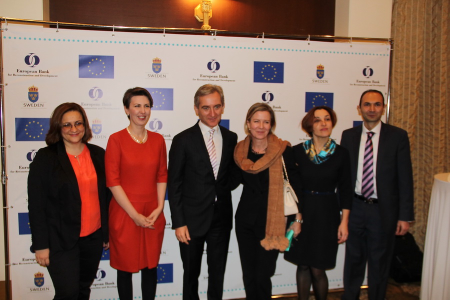 Moldova Prime Minister Iurie Leanca encouraged more women to open businesses during an event last month. 