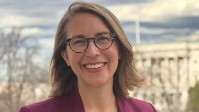 Hillary Scholten highlights small business support, criticizes tariffs, congratulates Spanberger