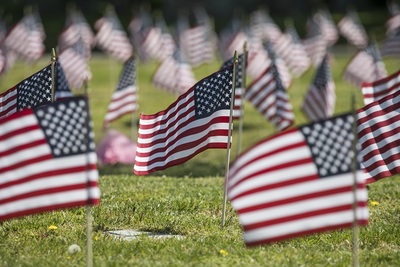 Medium memorialdaygraveflagsbykyleklein
