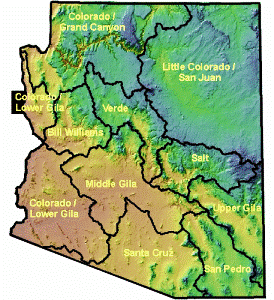 Water quality geo map