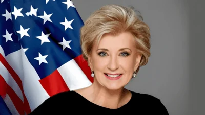 Linda E. McMahon, Secretary of Education