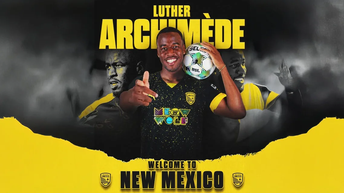 New Mexico United signs forward Luther Archimède from Monterey Bay FC