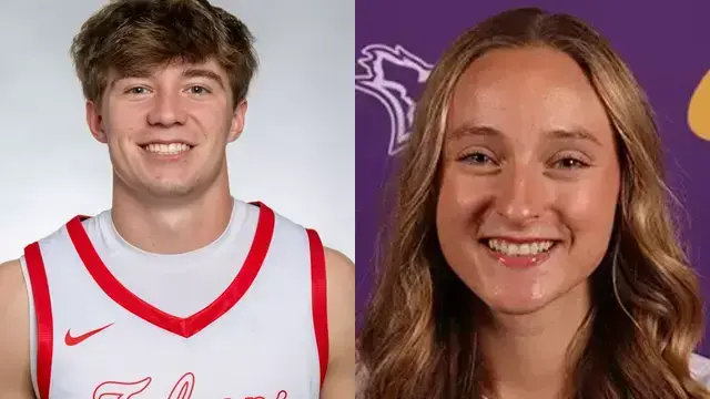 Who are the former high school athletes from North Des Moines area competing during the week of Monday, Feb. 9?