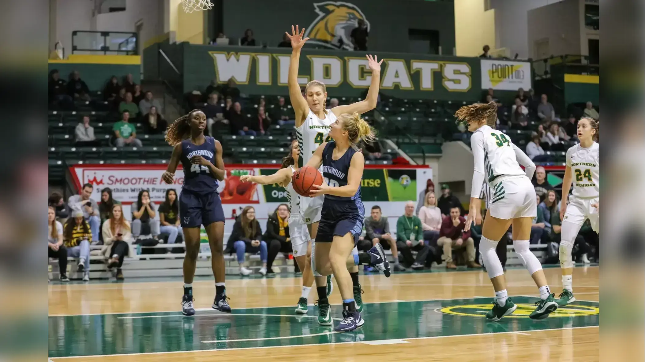 Northern Michigan women’s basketball holds off late rally for road win over Roosevelt