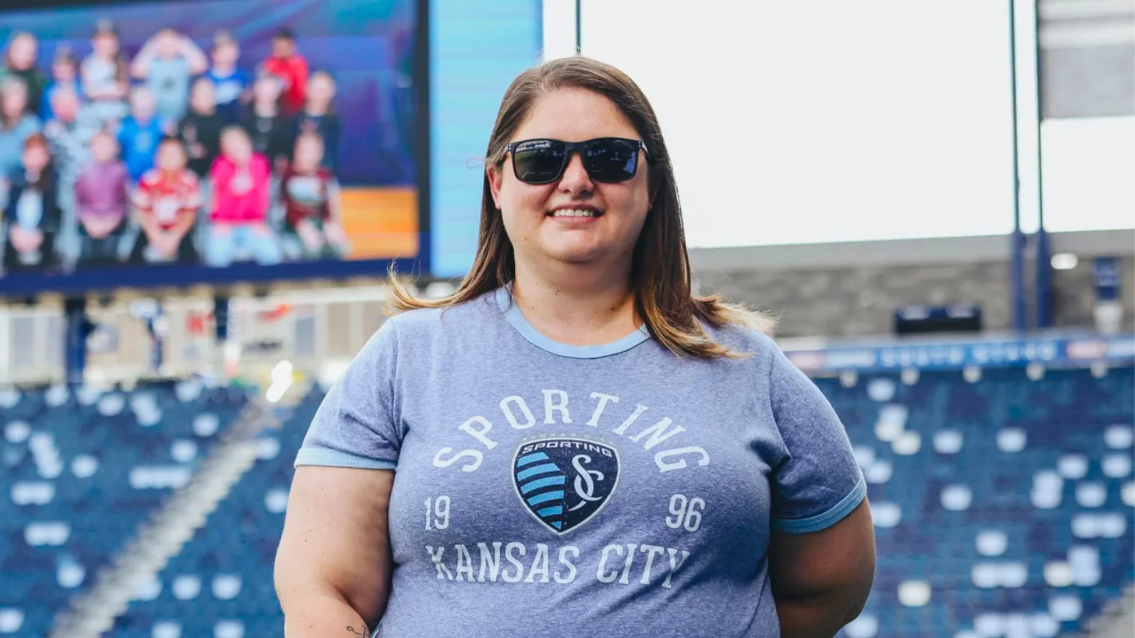 Special education teacher Melissa Runge honored as July's Blue KC Sporting Samaritan