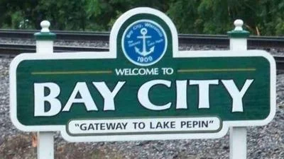 Bay City welcome sign