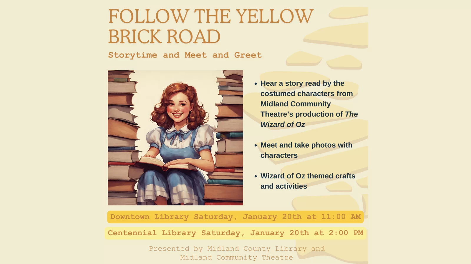 Follow the Yellow Brick Road event brings Wizard of Oz to Midland ...