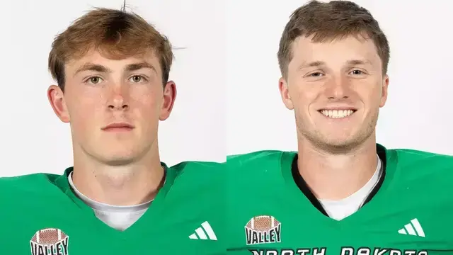 Who are the ex-high school stars from Northeast North Dakota area competing on Saturday, Dec. 6?