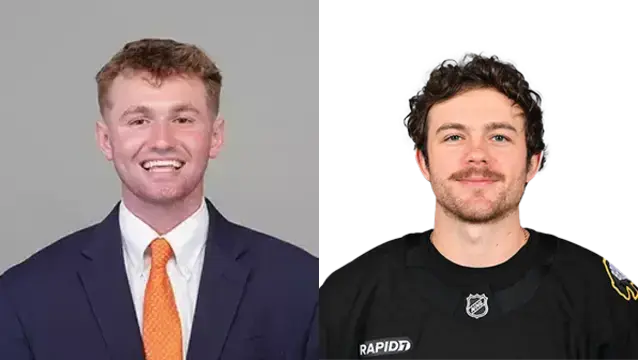 Which ex-City of Grand Rapids area high school athletes are scheduled for action the week starting Monday, Nov. 24?