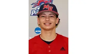 Which ex-Portage County area high school athletes are scheduled for action the week starting Monday, Feb. 16?