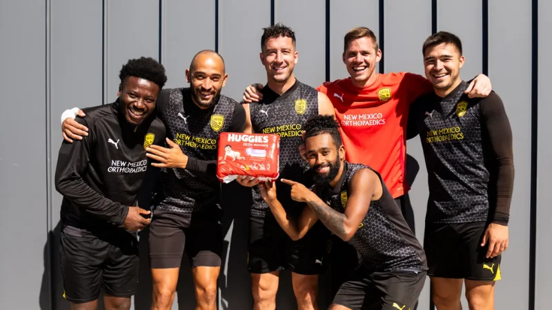 New Mexico United partners with Junior League of Albuquerque for diaper donation drive