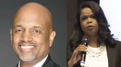 Cook County State's Attorney candidate Clayton Harris, III (L) wants to build on the tenure of his backer, Kim Foxx (R).