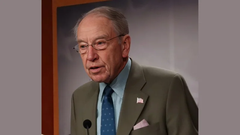 Grassley urges federal judiciary action on regulating artificial intelligence use