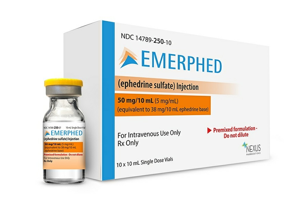 NEXUS PHARMACEUTICALS, INC. Announces Launch of Emerphed™ (ephedrine