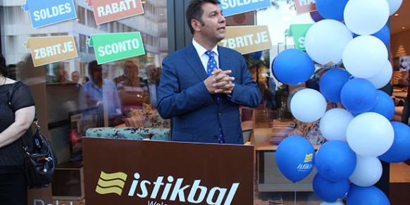 Boydak Holding CEO Memduh Boydak attends the Istikbal opening ceremony.