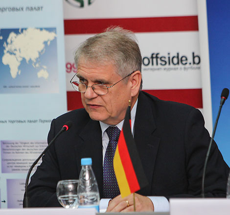 German envoy Wolfram Maas calls for stronger economic ties with Belarus.