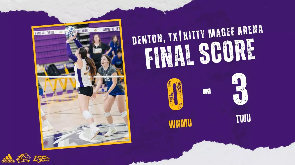 Western New Mexico volleyball falls to Texas Woman’s University in straight sets