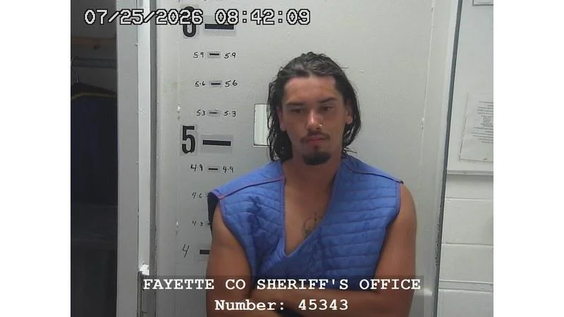 Fayette County reports 1 weapons booking for week ending July 26