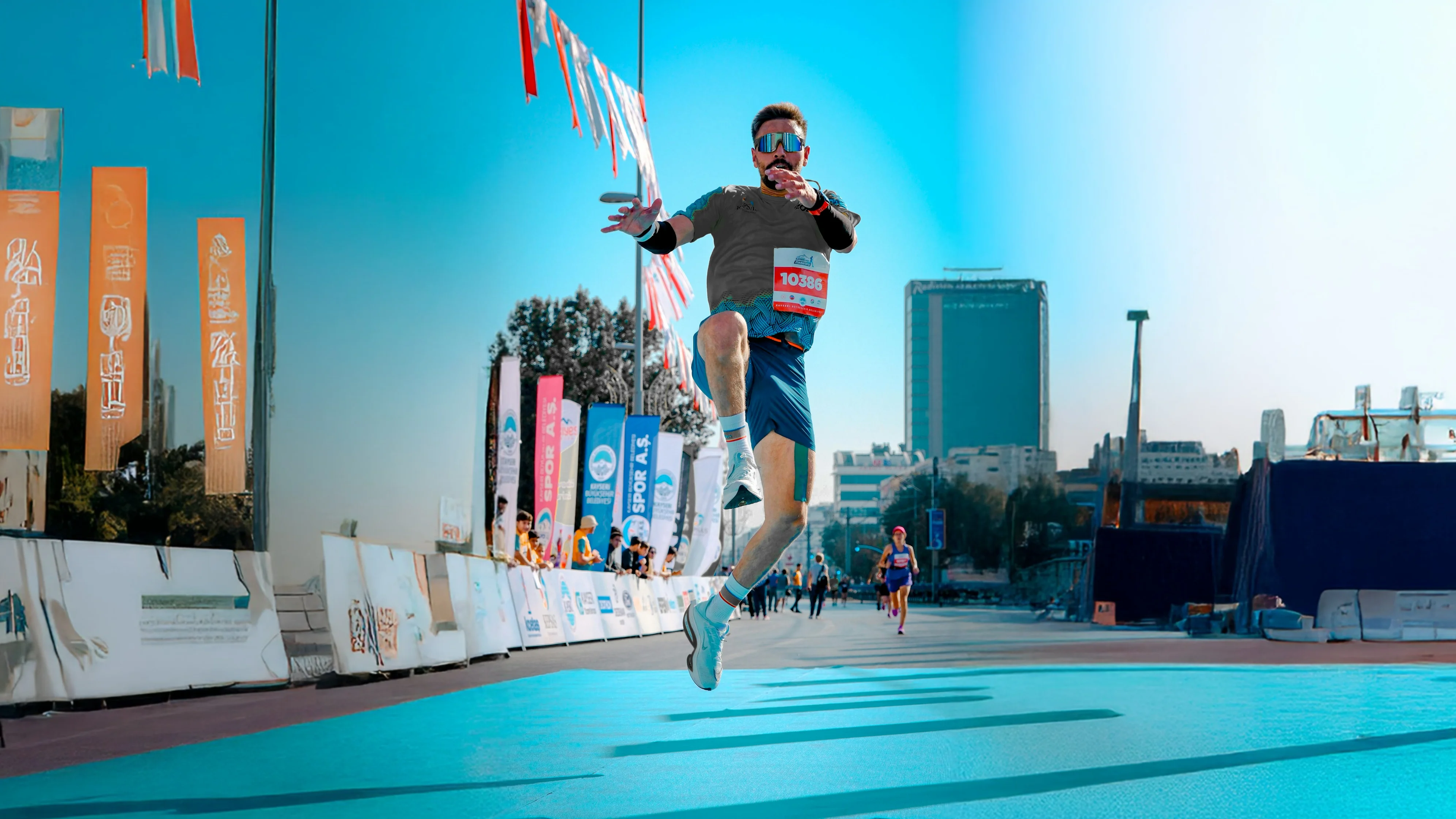 Jacoby Berg wins 1/2 marathon at Headwaters Bank Run on July 25, 2026