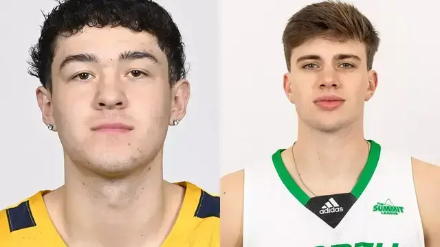 Which high school alumni from Central North Daokta area will play in games during the week starting Monday, Feb. 9?