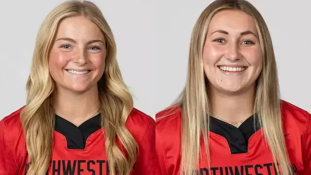 Who are the former Northwest Iowa high school standouts competing in the week of Monday, Feb. 16?