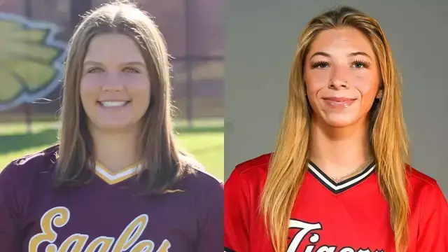 Which ex-Anoka County area high school athletes are scheduled for action the week starting Monday, Feb. 16?