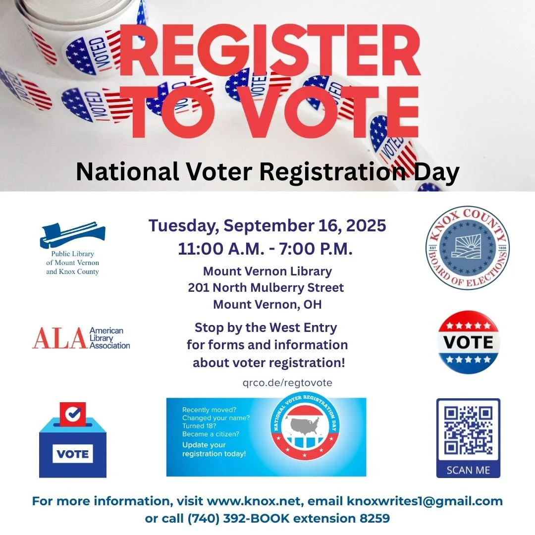 Webp national voter registration day flyer
